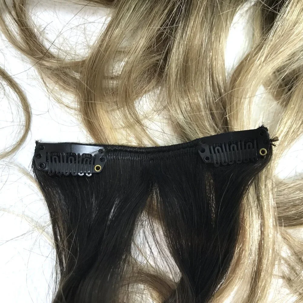 100% Remy Human Hair Clip In Hair Extensions 18